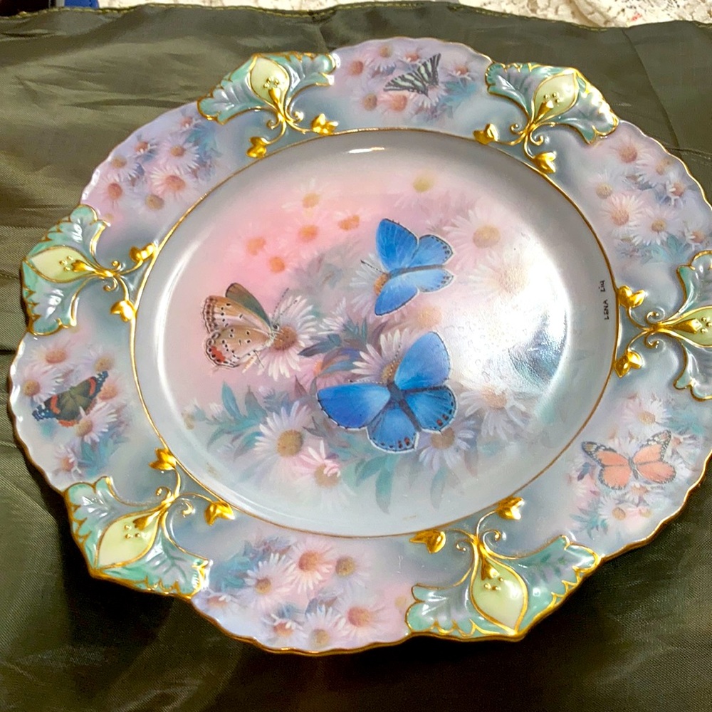 Precious Grace byLena Liu butterfly plate - Picture 2 of 6
